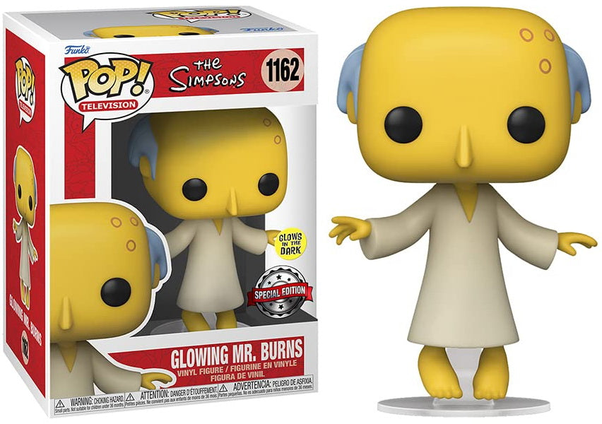 The Simpsons Funko POP! Animation Vinyl Figure 1162 Glowing Mr. Burns 9 cm
