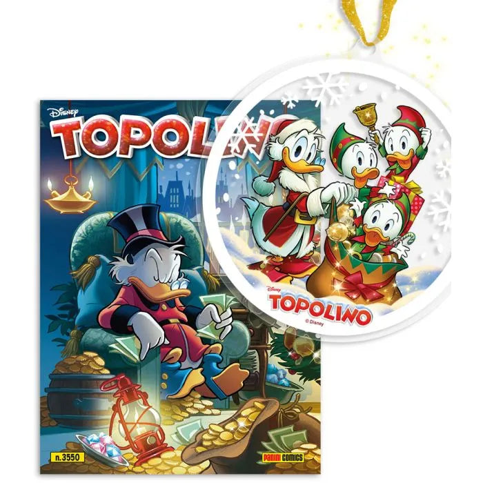 Topolino 3550 Decoro Natalizio Paperopoli
