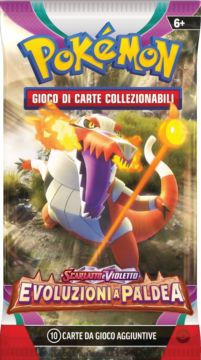 POKEMON - BUSTA SINGOLA - SCARLATTO E VIOLETTO EVOLUZIONI A PALDEA