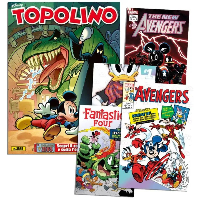 Topolino 3535 Con Litografie Marvel 5, 6, 7 e 8