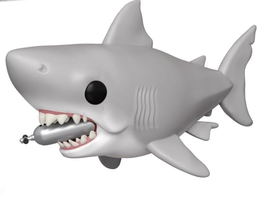 Jaws Oversized Funko POP! Movies Vinyl Figure 759 Jaws with Diving Tank 15 cm