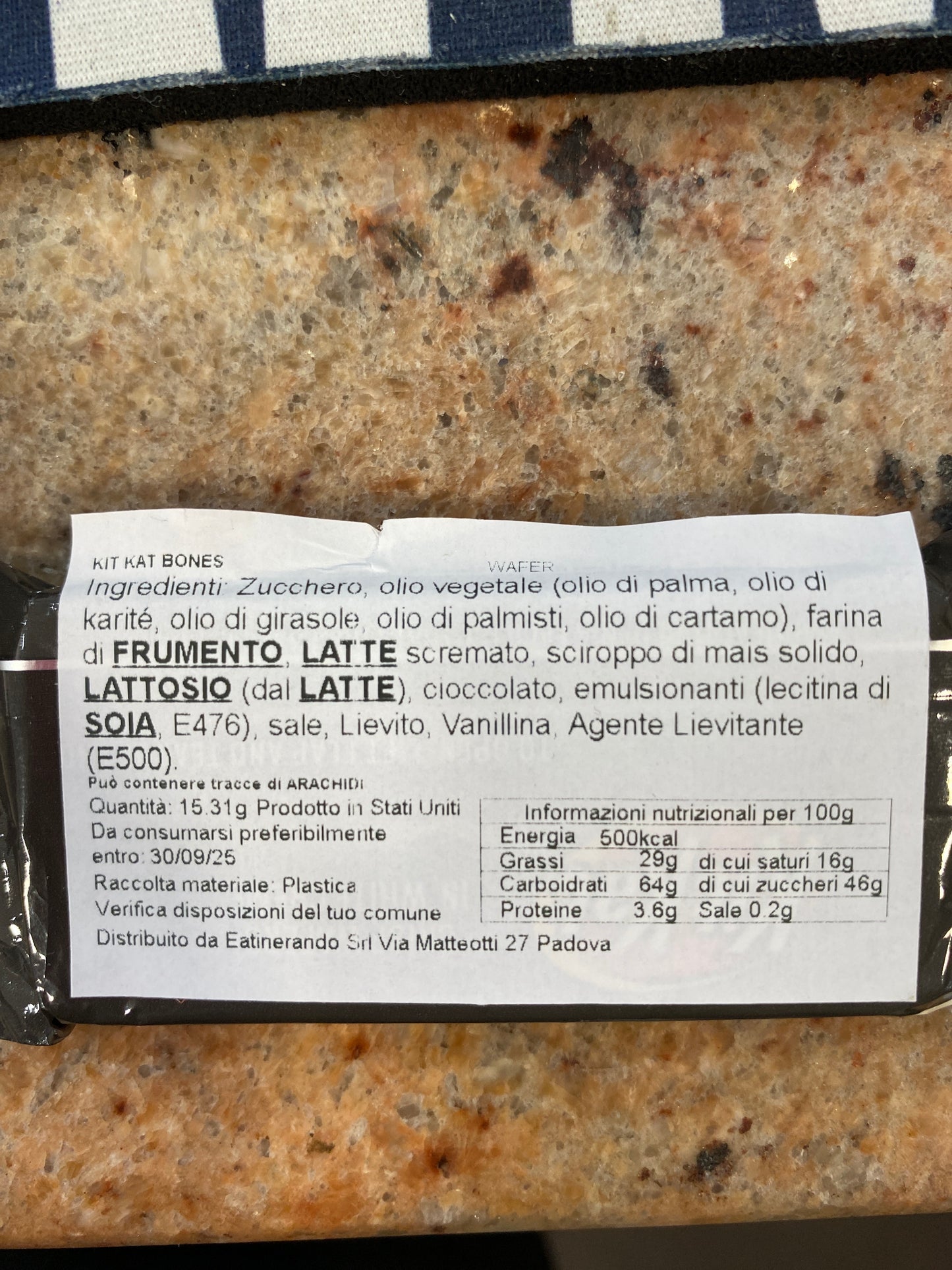Kit Kat Breaking Bones Limited Edition Dolcetto Teschio Halloween 15,31g