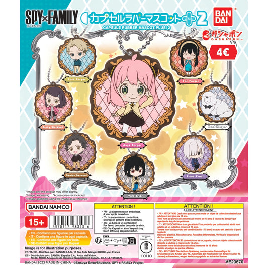 SPY X FAMILY - VE23670 GASHAPON CAPSULE RUBER MASCOT PLUS! 2