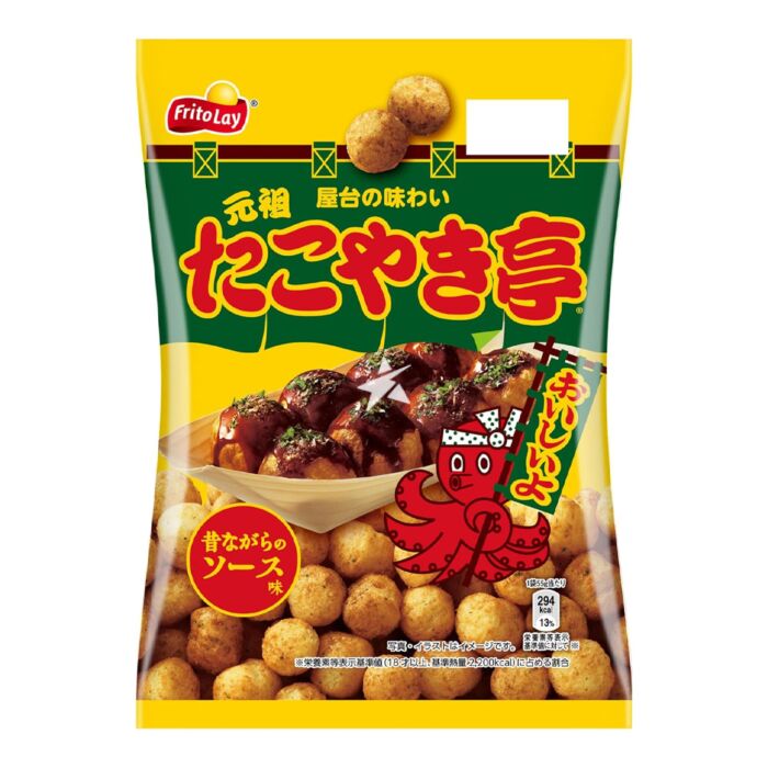 PATATINE DI MAIS A FORMA E GUSTO DI TAKOYAKI