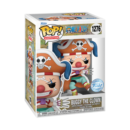 One Piece Funko POP! Animation Vinyl Figure 1276 Buggy The Clown 9 cm - special edition