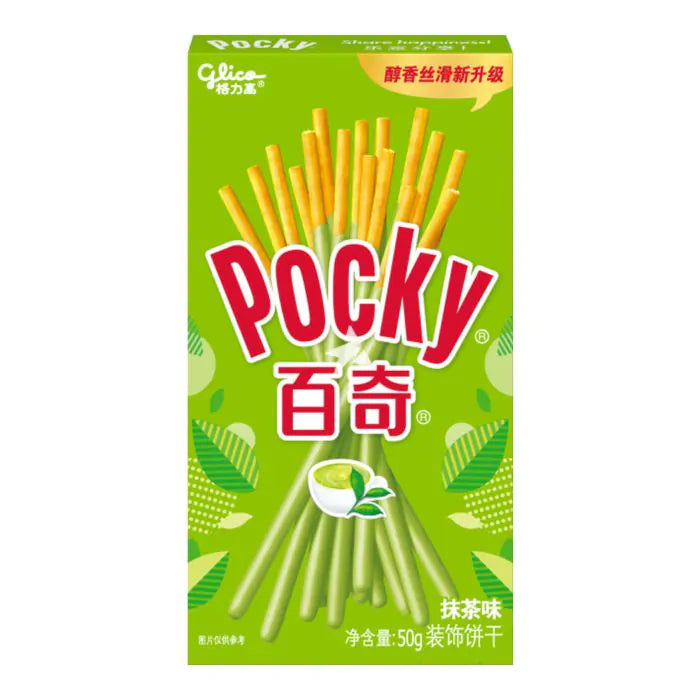 POCKY - BASTONCINI DI BISCOTTO RICOPERTI GUSTO TE' MATCHA 50gr