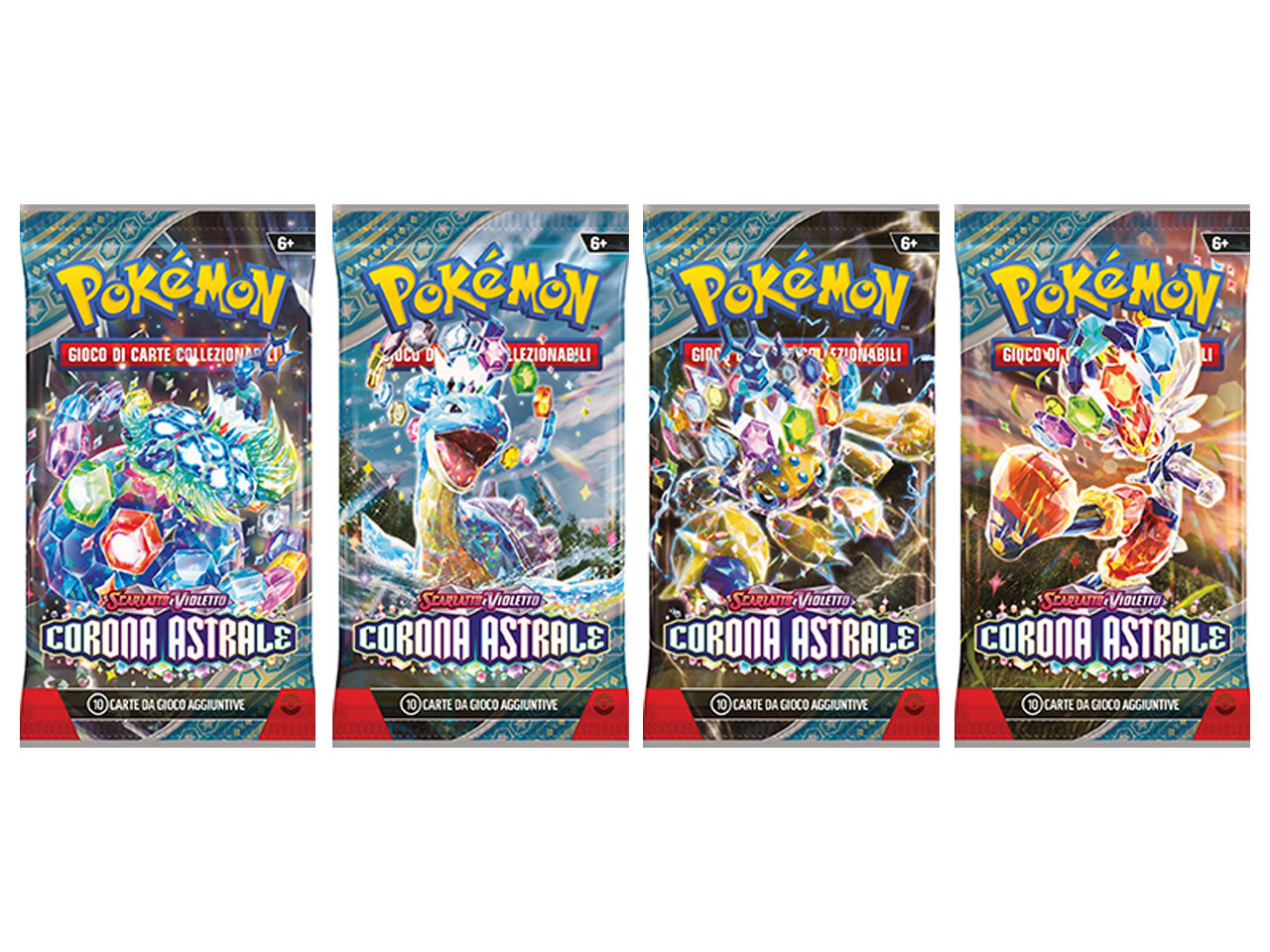 POKEMON - BUSTA SINGOLA - SCARLATTO E VIOLETTO CORONA ASTRALE