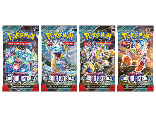 POKEMON - BUSTA SINGOLA - SCARLATTO E VIOLETTO CORONA ASTRALE