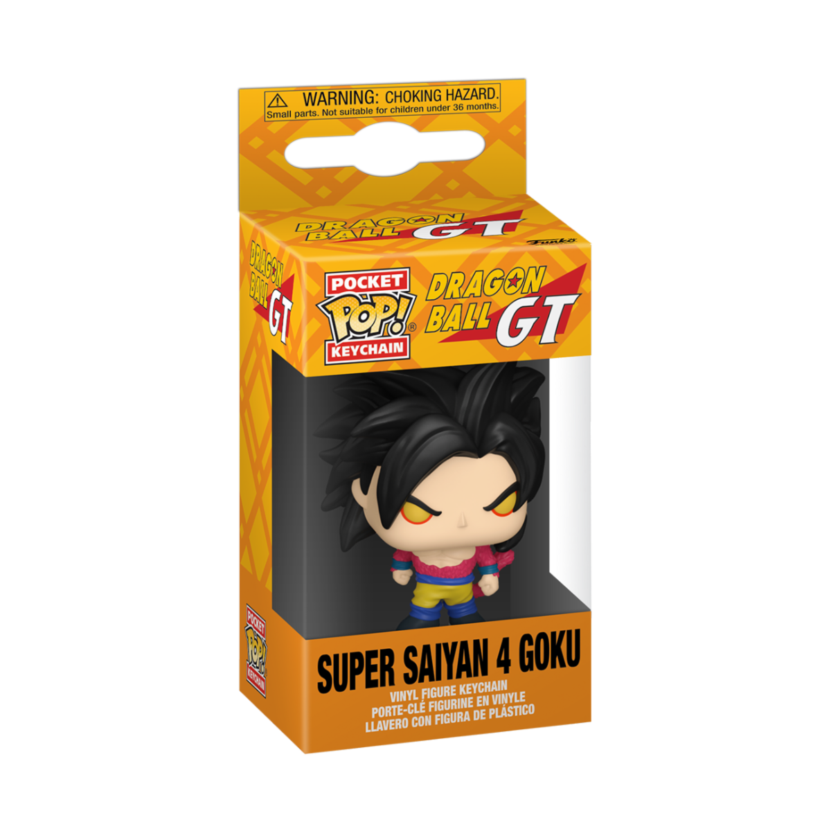 DRAGON BALL GT - KEYCHAIN - SUPER SAIYAN 4 GOKU 4CM PORTACHIAVI