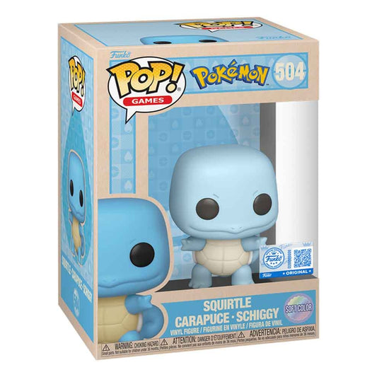 Pokemon Funko POP! Games Vinyl Figure 504 Squirtle Soft Color 9 cm