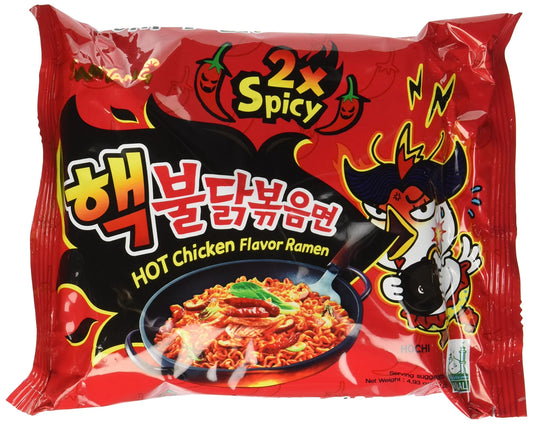 Samyang Buldak Instant Extra Spicy Roasted Chicken Ramen Nuclear Edition 2 x Spicy 140gr