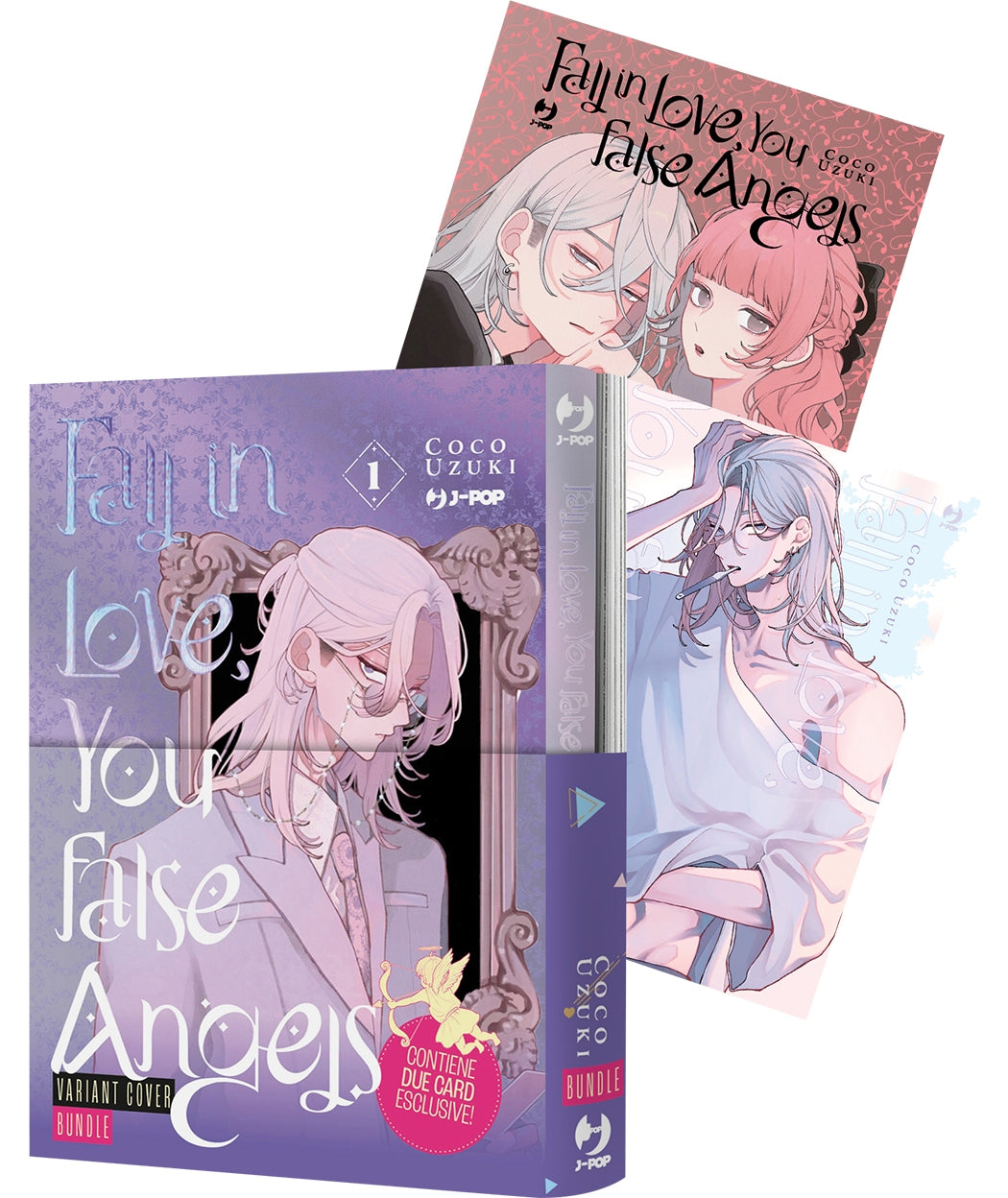 COCO UZUKI BUNDLE: FIRST KISS + FALL IN LOVE, YOU FALSE ANGELS 1 EDIZIONE VARIANT