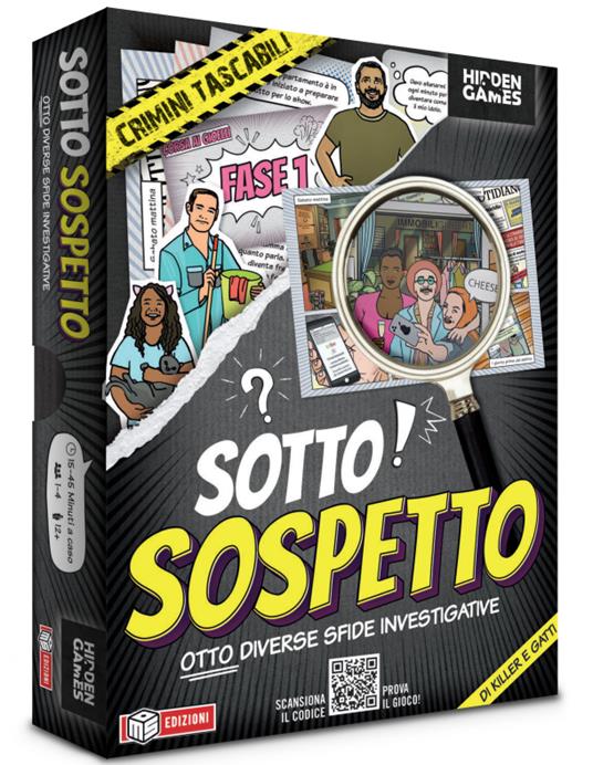 HIDDEN GAMES - Sotto sospetto (OTTO DIVERSE SFIDE INVESTIGATIVE)