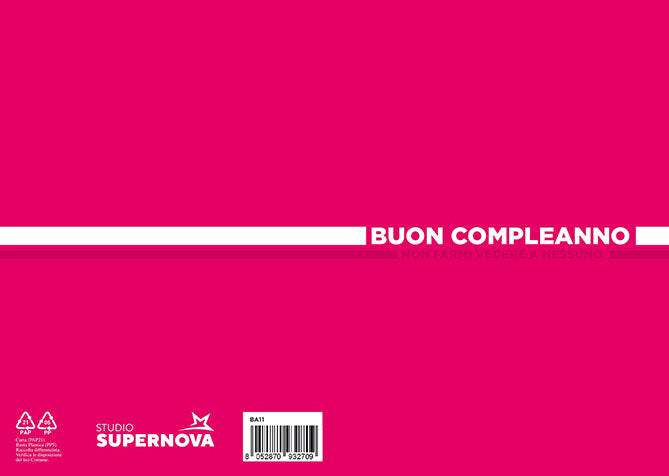 BIGLIETTO AUGURI - BA11 - GENERICO SPIA