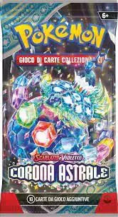 POKEMON - BUSTA SINGOLA - SCARLATTO E VIOLETTO CORONA ASTRALE