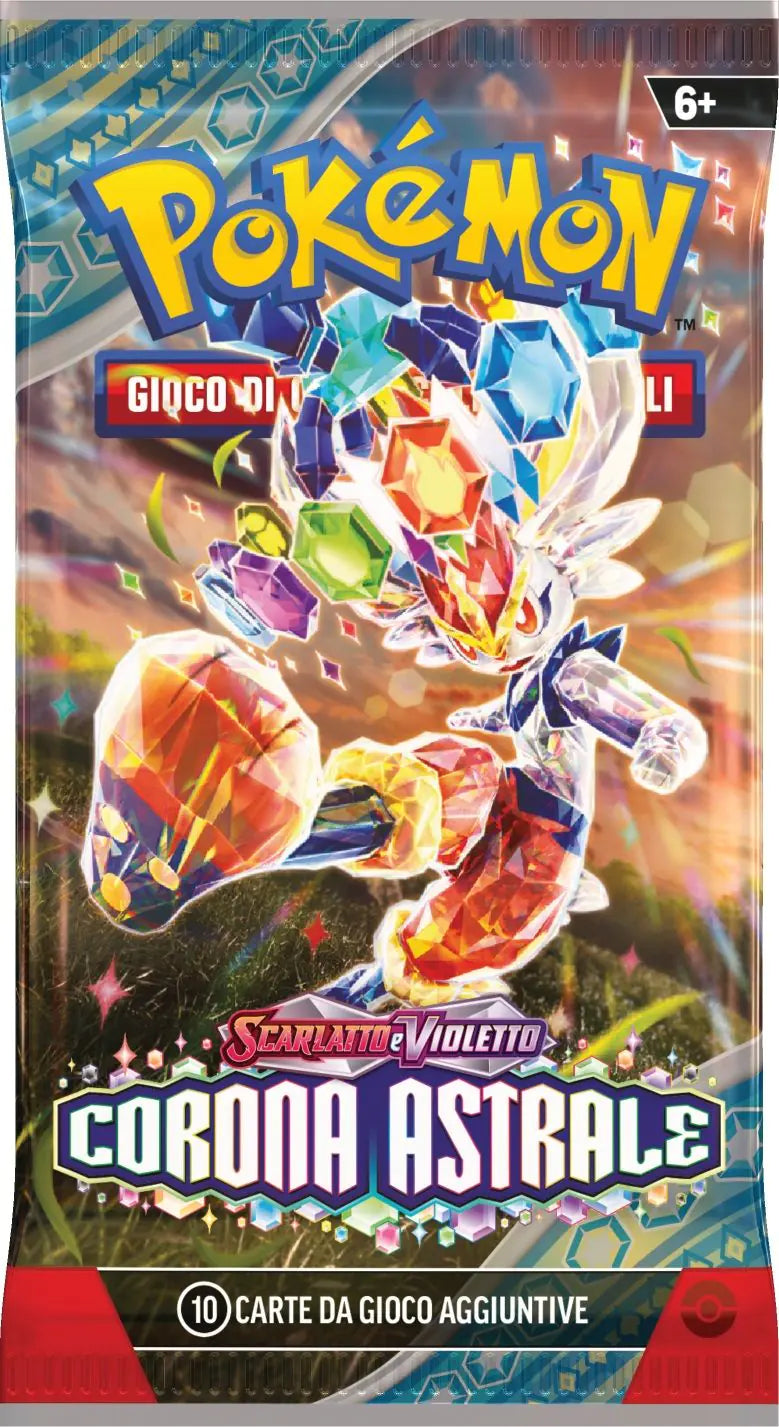 POKEMON - BUSTA SINGOLA - SCARLATTO E VIOLETTO CORONA ASTRALE