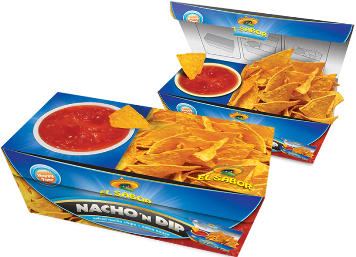El Sabor Nacho N’ Dip Nachos con Salsa 175gr