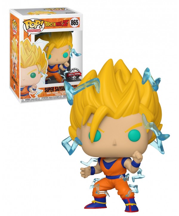 Dragon Ball Z Funko POP! Animation Vinyl Figures 865 Super Saiyan Goku with energy 9cm - SPECIAL EDITION