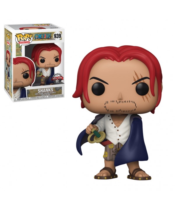 One Piece Funko POP! Animation Vinyl Figure 939 Shanks Exclusive Edition 9 cm - special edition