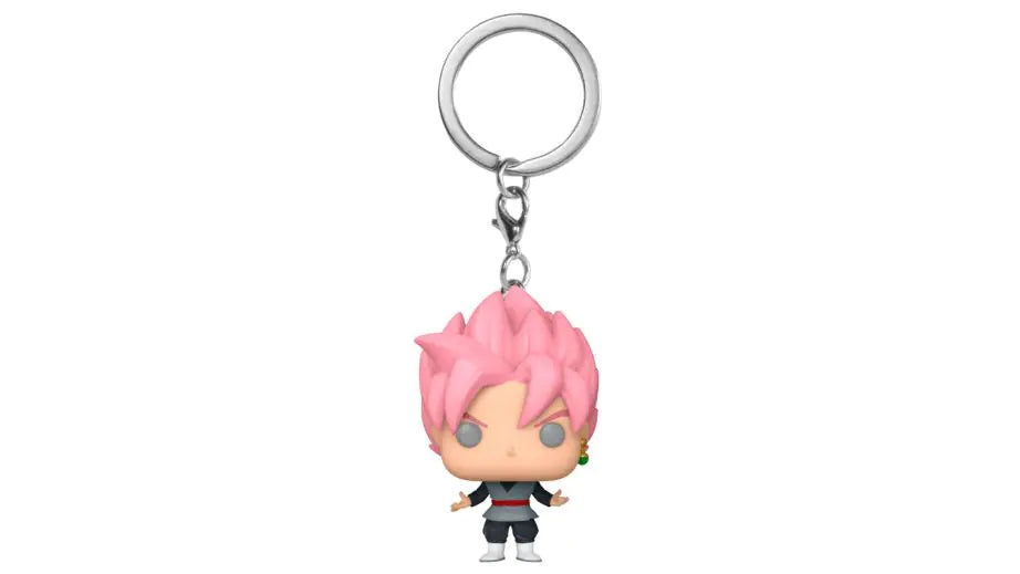 Dragon Ball Super Funko Pop! Keychain - Super Saiyan Rosè Goku Black -GLOWS IN THE DARK