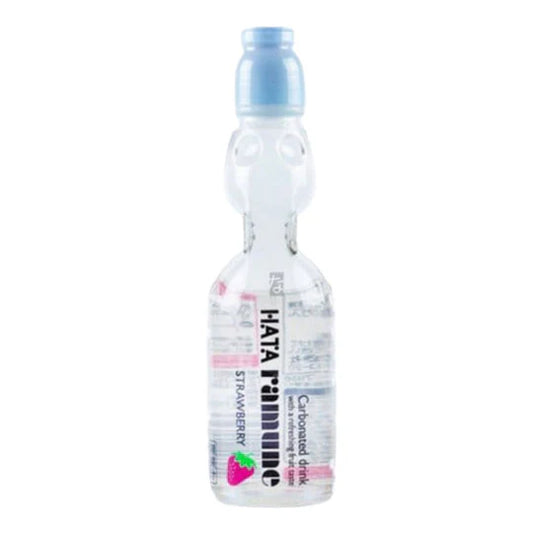 SOFT DRINK - RAMUNE - CLEAR FRUIT STRAWBERRY - GUSTO FRAGOLA SENZA COLORANTI