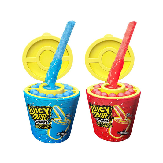Juicy Drop Gummy Dipperz – Caramelle stick e gel aspro