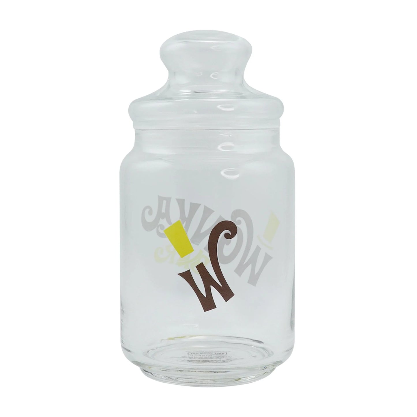 JARWON01 - WILLY WONKA -GLASS STORAGE JAR (750ML) - WONKA