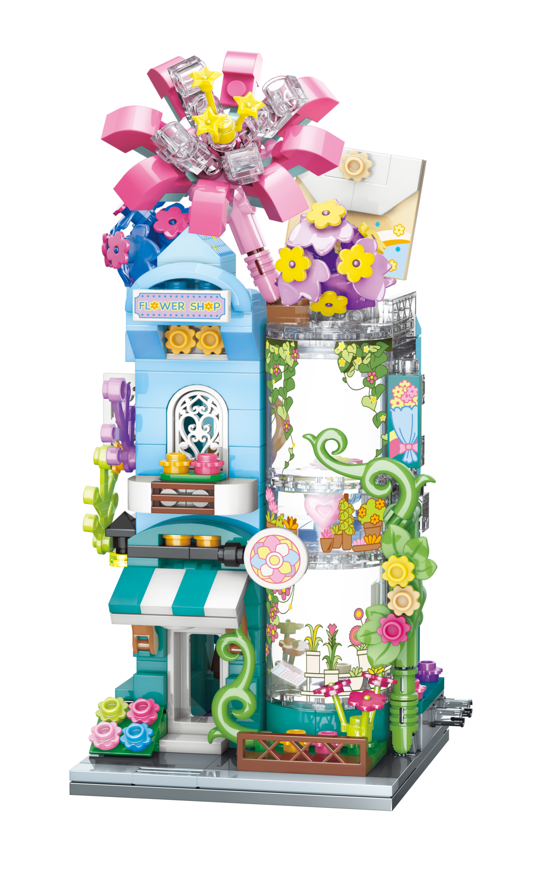 CITY COORNER - FLOWER SHOP - MATTONCINI - FIORAIO KP28016
