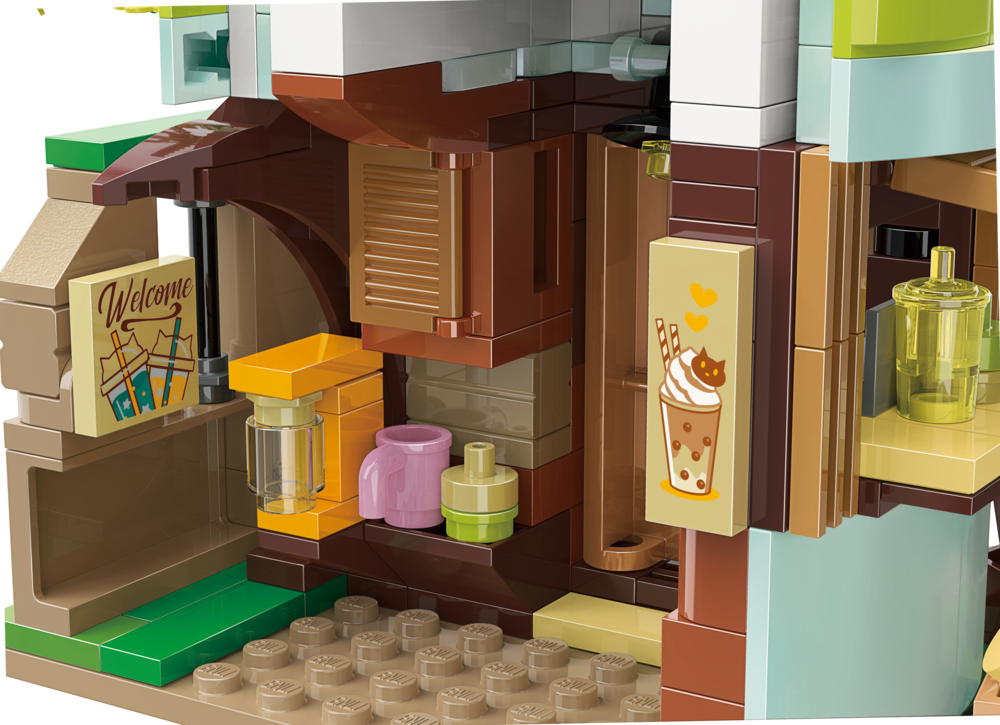 LOVELY STREET - GLUTTON CAT - MATTONCINI - ASH CAT MILK TEA SHOP KP28021