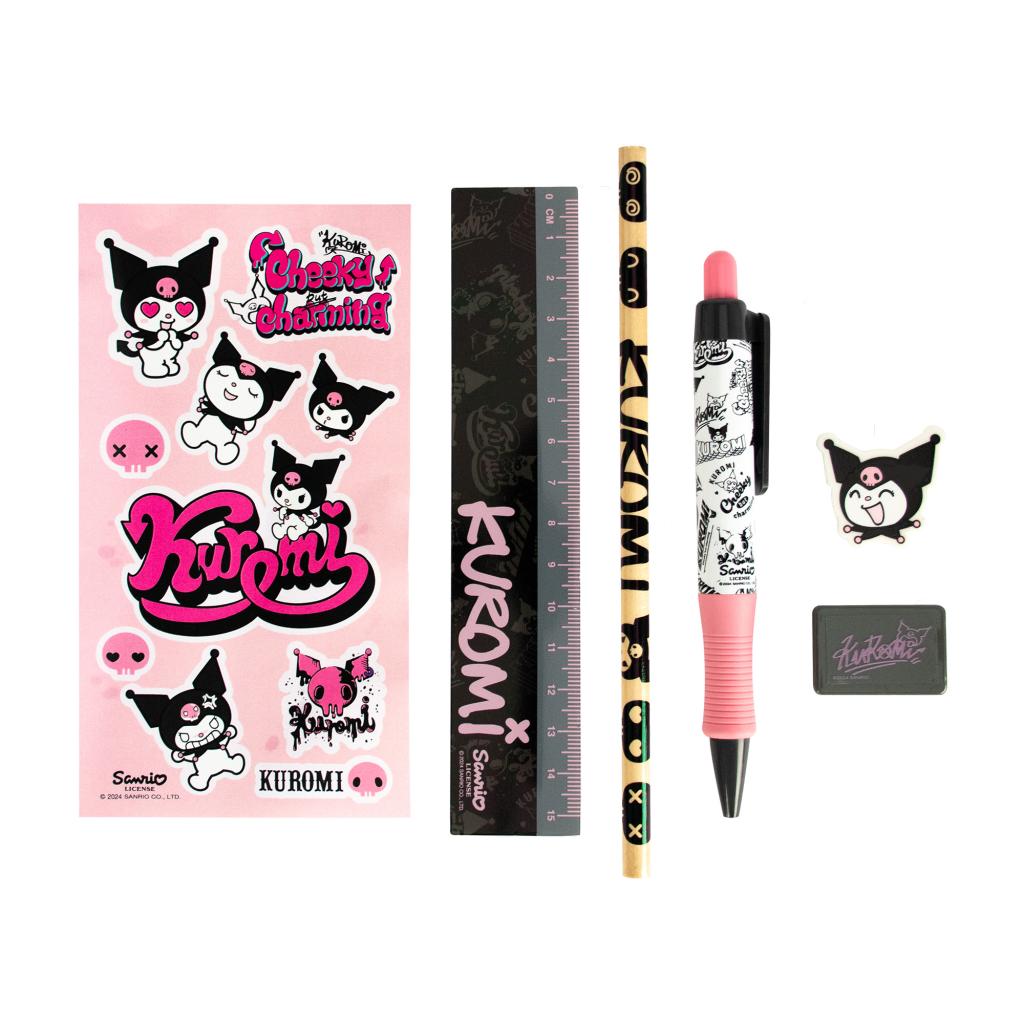 Sanrio Stationery Set 6-Pack Kuromi Set Cancelleria