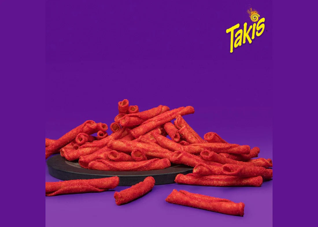 Takis Fuego, confezione di riccioli di tortillas al peperoncino piccante da 100gr