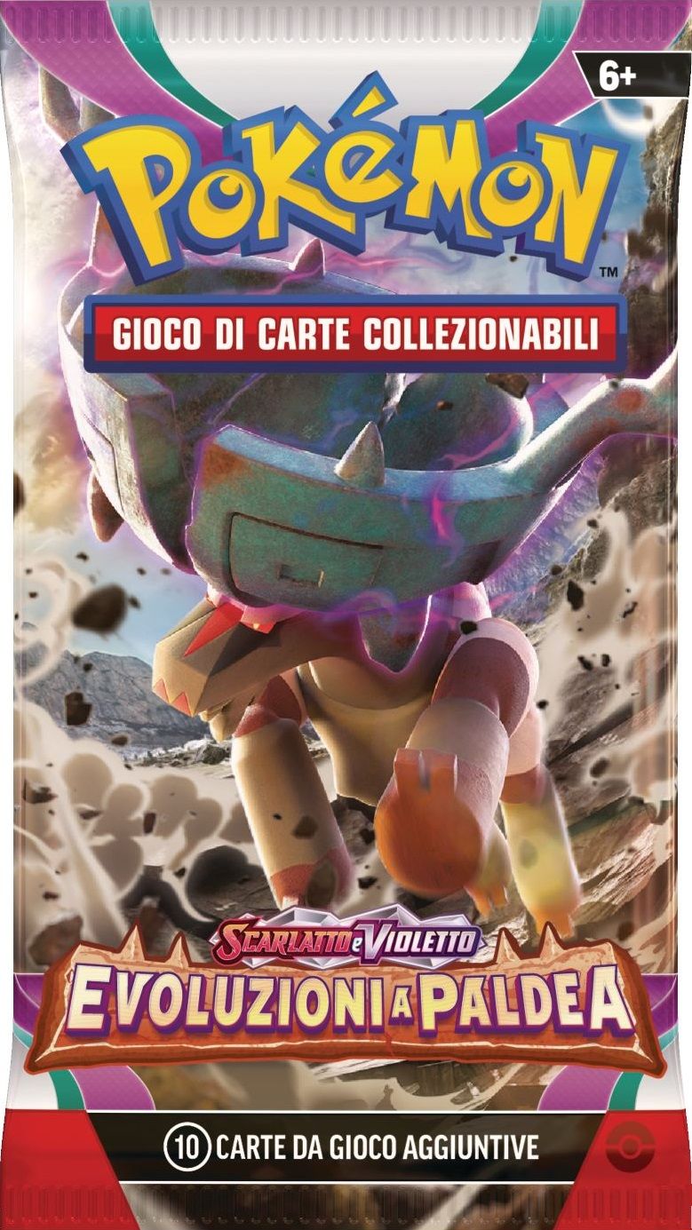 POKEMON - BUSTA SINGOLA - SCARLATTO E VIOLETTO EVOLUZIONI A PALDEA