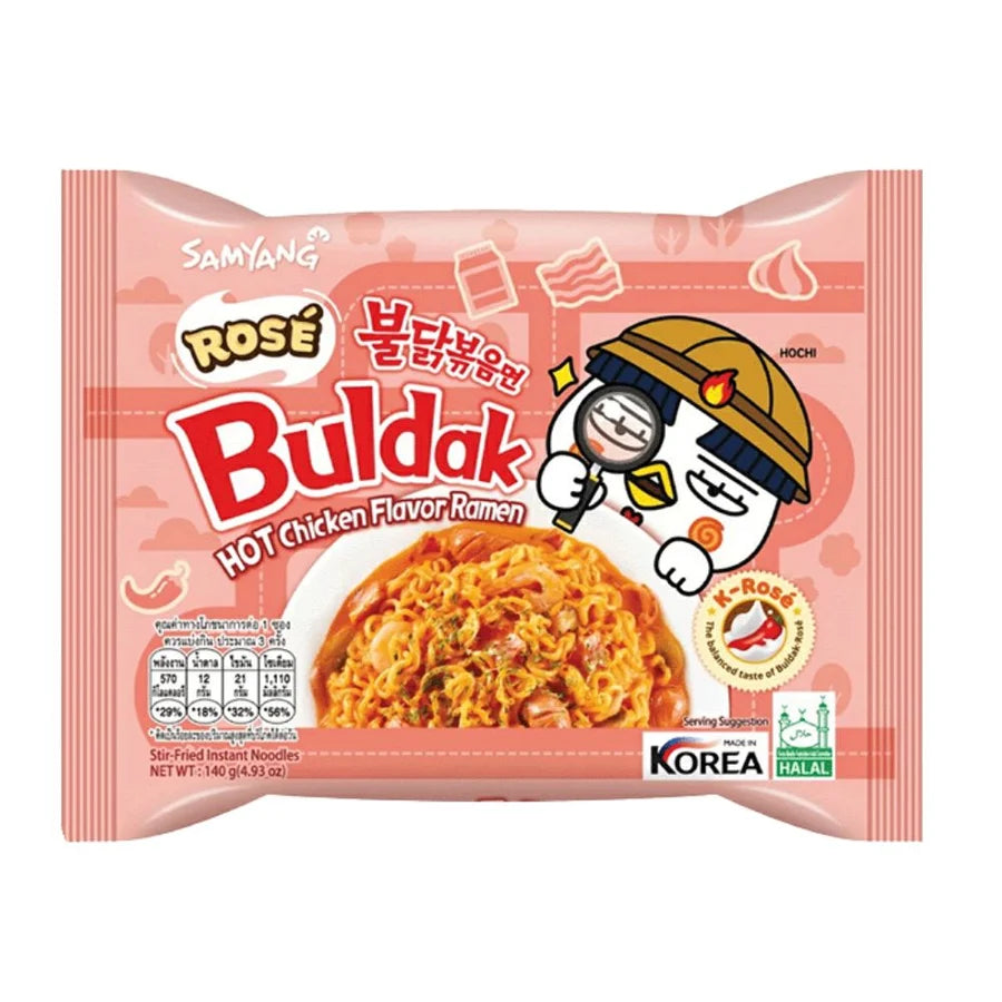 Samyang Buldak Rosé Hot Chicken Noodles 140g