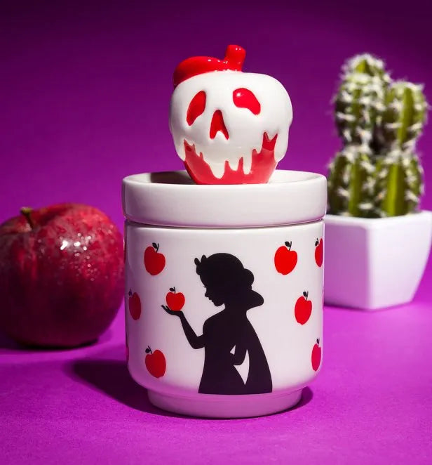 JARSLSDC07 - DISNEY - SNOW WHITE - CERAMIC COOKIE JAR - APPLE