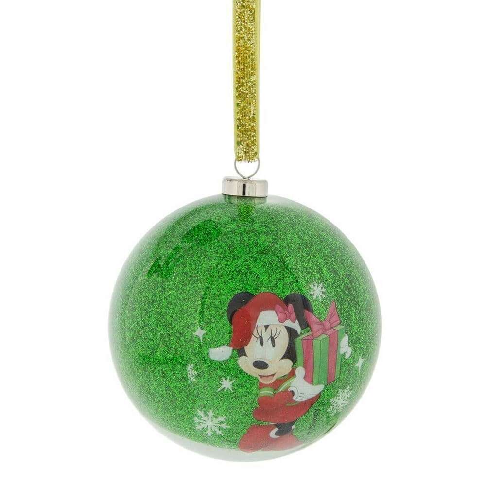 Disney Christmas Mickey Mouse e Minnie BAUBLES 7 Palline di Natale