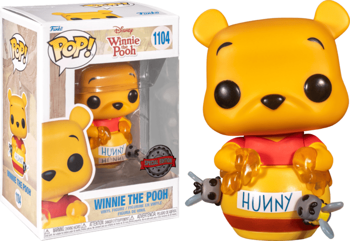 Winnie The Pooh Disney FUNKO POP! Animation Vinyl Figure 1104 Winnie in Honey Pot 9 cm