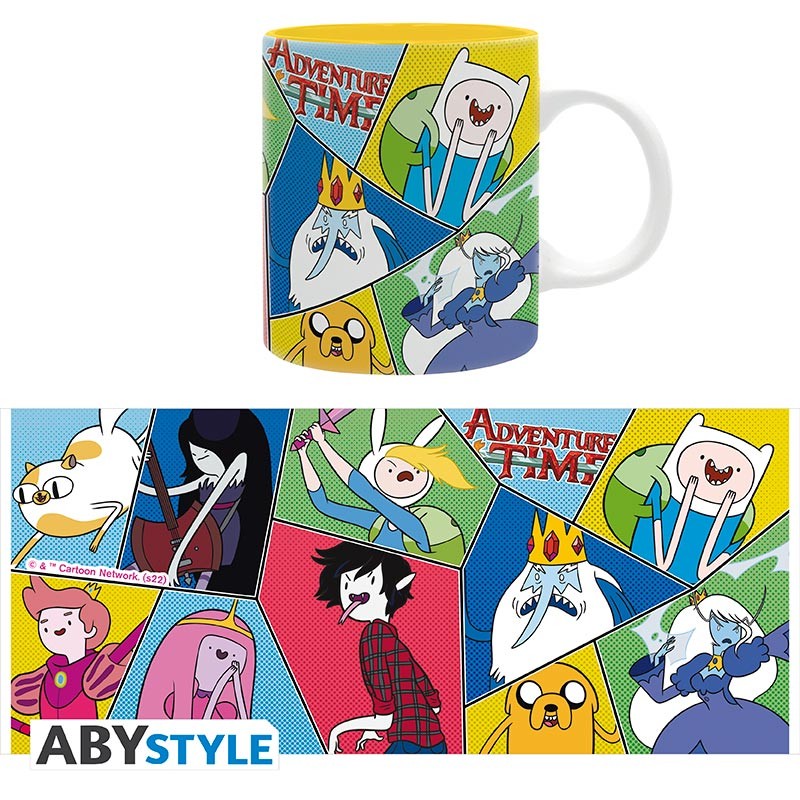 ABYMUGA279 - ADVENTURE TIME - TAZZA 320ML - CHARACTERS GROUP