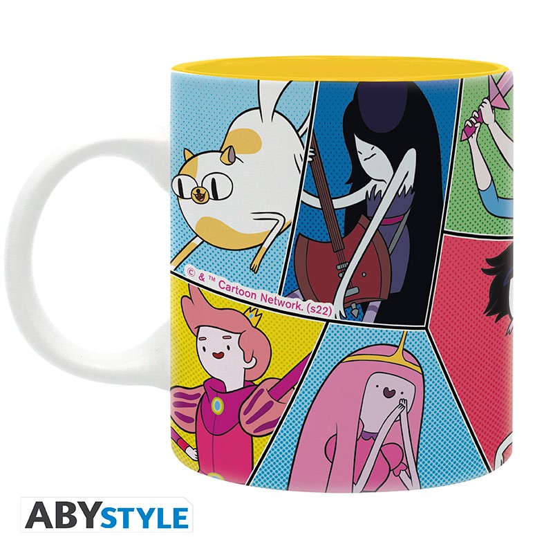 ABYMUGA279 - ADVENTURE TIME - TAZZA 320ML - CHARACTERS GROUP