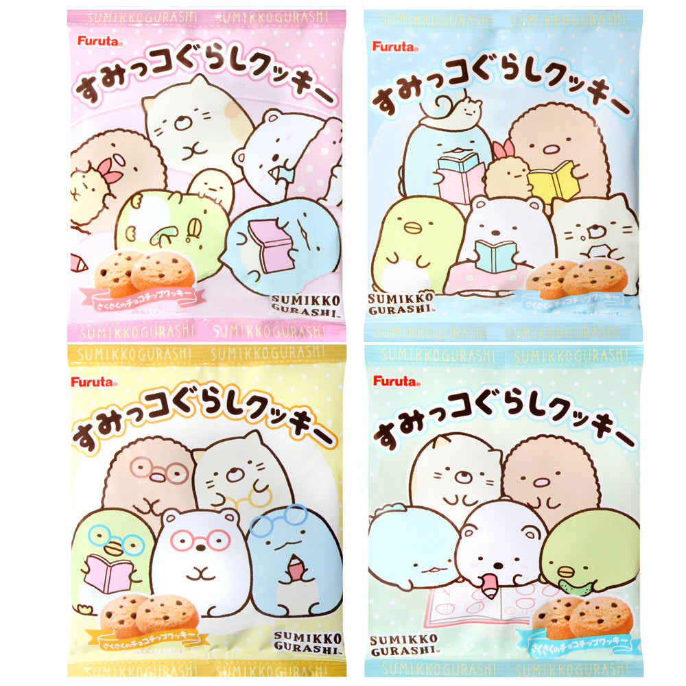 BISCOTTI CON GOCCE DI CIOCCOLATO SUMIKKO GARASHI pack da 4 sacchettini