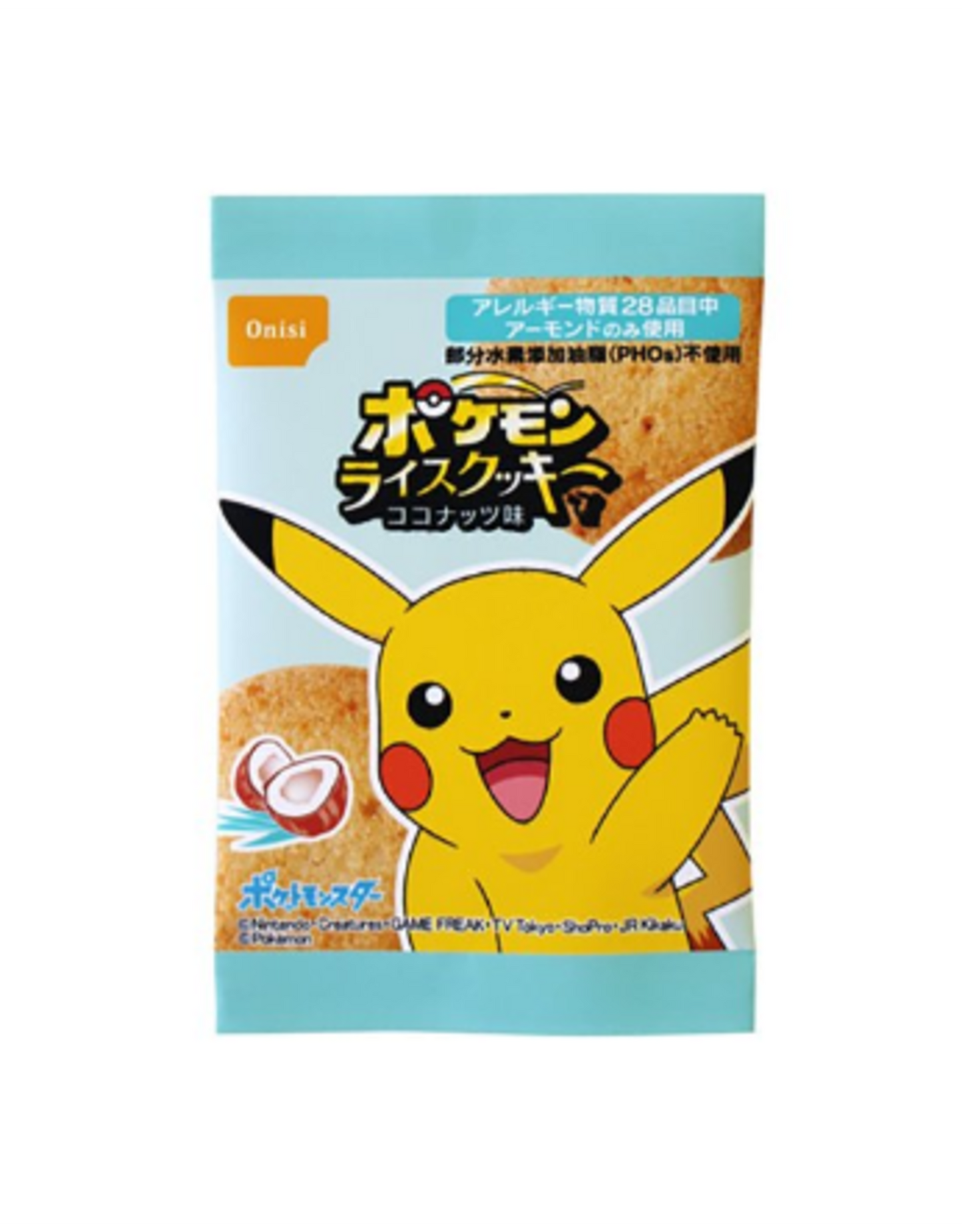 BISCOTTI POKEMON DI RISO AL COCCO
