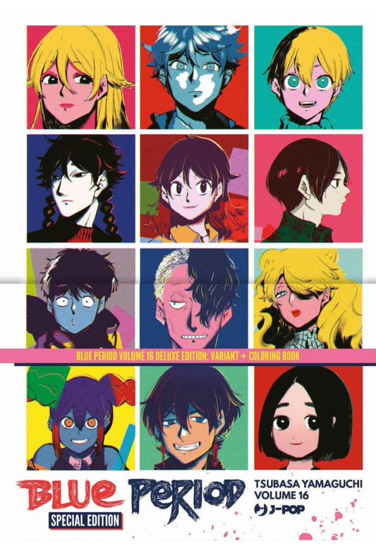 BLUE PERIOD 16 VARIANT CON COLORING BOOK