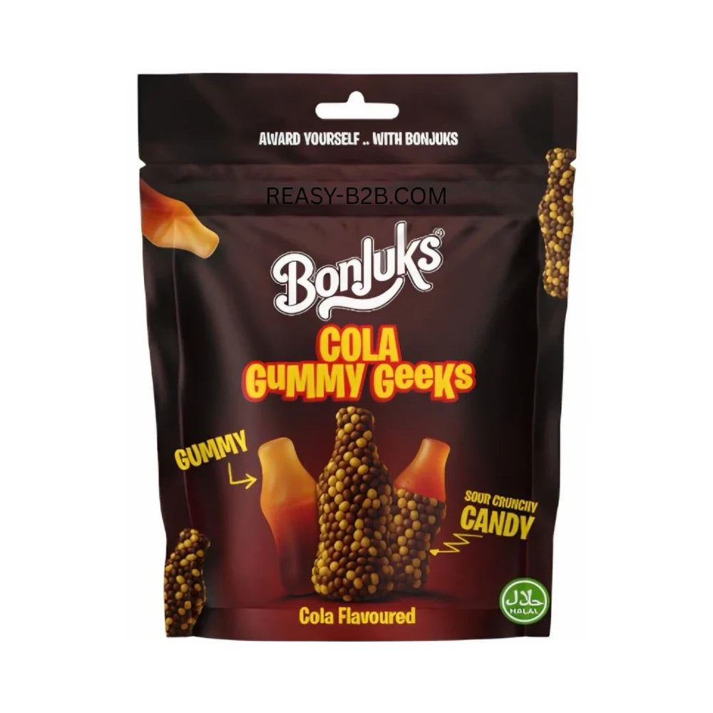 BONJUKS COLA GUMMY GEEKS 70G CARAMELLE GOMMOSE ALLA COLA