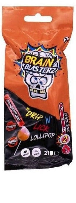 Brain Blasterz - Drip 'n' Lick Lollipop 18 grammi