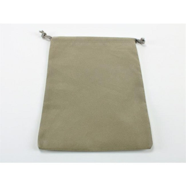 CHX 02391 - SACCHETTO PORTA DADI IN CAMOSCIO GRANDE (5 X 7.5 CM) - GREY