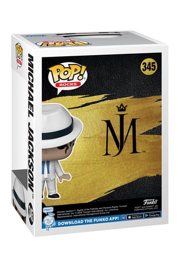 Michael Jackson funko POP! Rocks Vinyl Figure 345 MJ (Smooth Criminal) 9 cm
