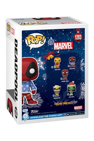 Marvel Holiday Funko POP! Marvel Vinyl Figure 1283 Deadpool 9 cm