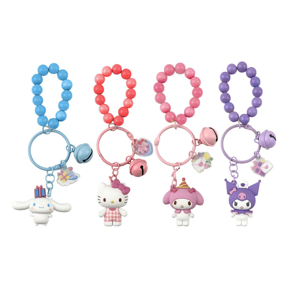 Sanrio Cinnamoroll Celebration Series Portachiavi Keychain & Bracelet Hello Kitty and Friends