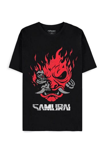 Cyberpunk 2077 T-Shirt Samurai Bandmerch  -  T-shirts Cyberpunk 2077