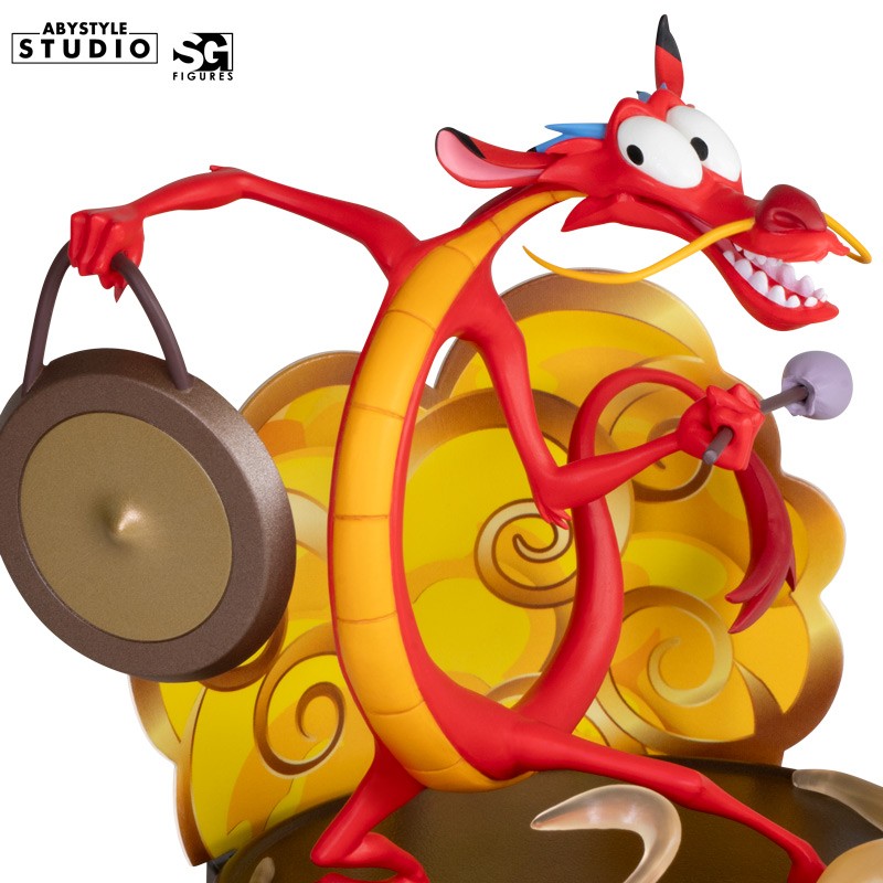 ABYFIG065 - DISNEY: MULAN - SUPER FIGURE STATUA COLLECTION - MUSHU - STATUA 11 CM