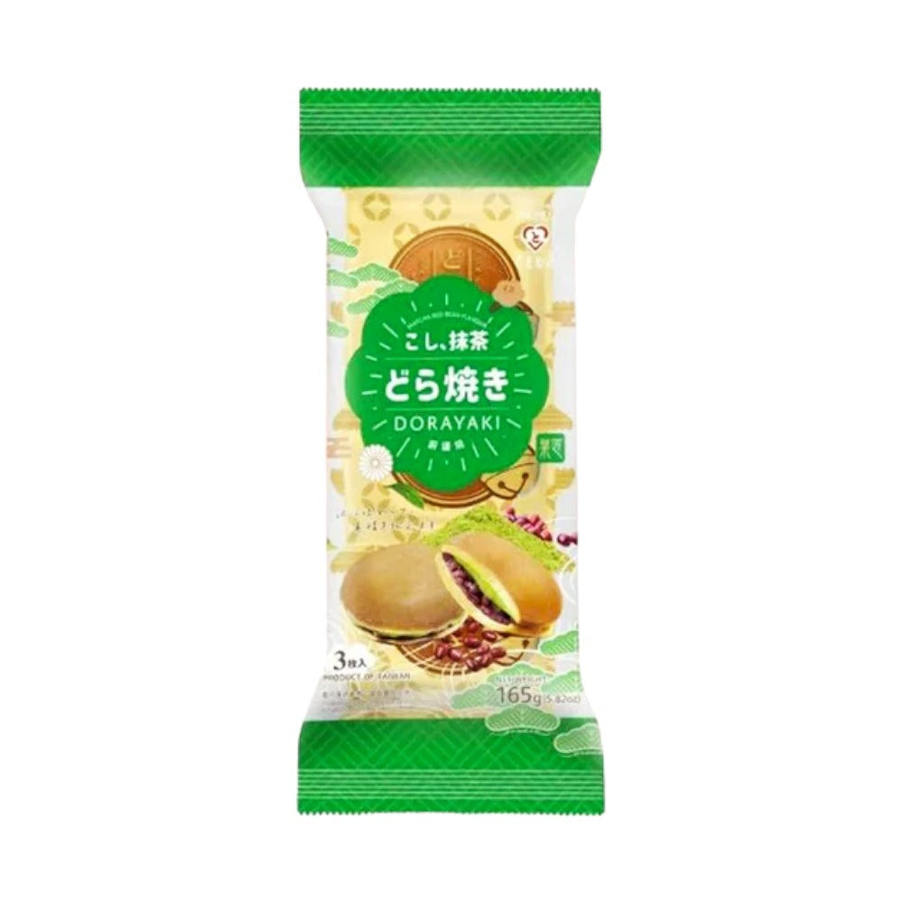 DORAYAKI CON RIPIENO DI ANKO E CREMA AL MATCHA